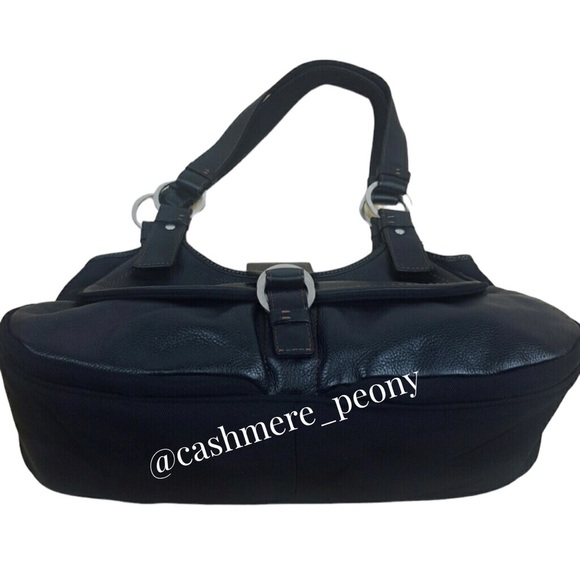 Kenneth Cole Reaction Large Shoulder Leather Bag - Picture 8 of 8